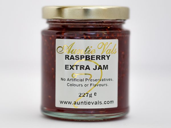 Auntie Vals Raspberry Jam 340g
