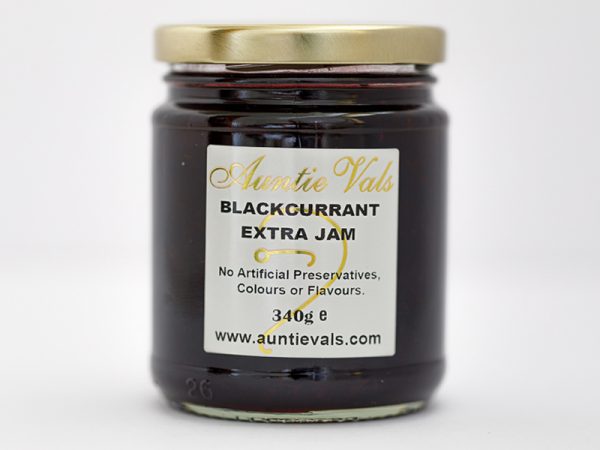 Auntie Vals Blackcurrant Jam 340g