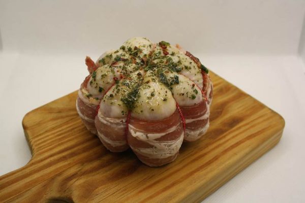 Stuffed Chicken Thigh Parcel